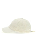 GUESS ACC D COL Cappello con visiera teddy bianco