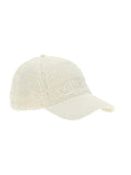 GUESS ACC D COL Cappello con visiera teddy bianco