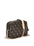 GUESS ACC D COL Borsa Noelle logata marrone
