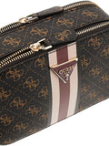 GUESS ACC D COL Borsa Noelle logata marrone