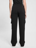 GUESS ATH D COL Pantaloni cargo scuba Cecilia nero