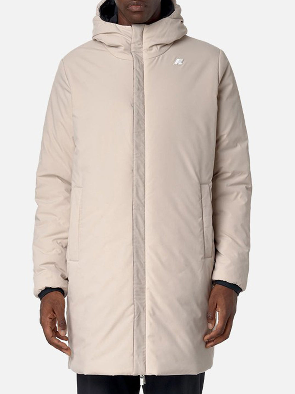 Warm Double Giacca K Way Mezza Stagione Cappotto Lungo Jacob St