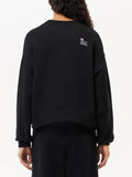 LACOSTE D Felpa sportiva oversize nero