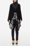 Poncho collo alto con zip