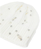 LIU JO SOFT ACC1 Cappellino con applicazioni strass bianco