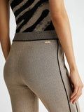 Pantaloni della tuta con righe in contrasto