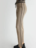 Pantaloni della tuta con righe in contrasto