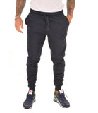 Pantaloni tuta brushed back logo