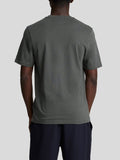 LYLE & SCOTT U T-shirt tonal eagle grigio