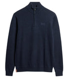 Maglione collo alto mezza zip essential