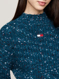 Maglioncino mockneck marled