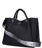 AX ARMANI D Borsa a mano grande con tracolla degradè nero