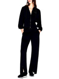 AX ARMANI D Felpa con zip e cappuccio nero