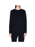 AX ARMANI D Felpa girocollo basic nero