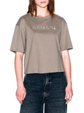 T-shirt logo boxy cropped
