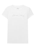 T-shirt con logo firmato