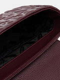AX ARMANI D Tracollina con loghi in rilievo BORDEAUX