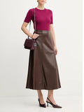 AX ARMANI D Tracollina con loghi in rilievo BORDEAUX