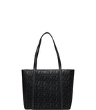 AX ARMANI D Borsa con trama intrecciata logo AX nero