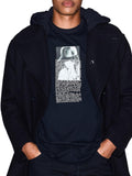 AX ARMANI U Cappotto con cappuccio BLU SCURO