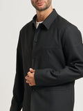 AX ARMANI U Giacca blazer collo camicia nero