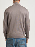 AX ARMANI U Cardigan zip collo alto grigio