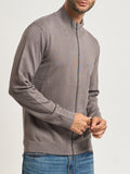 AX ARMANI U Cardigan zip collo alto grigio
