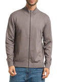 AX ARMANI U Cardigan zip collo alto grigio