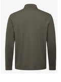 AX ARMANI U Polo manica lunga piccolo logo grigio