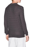 AX ARMANI U Maglioncino con texture ondulata grigio