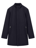 AX ARMANI U Giubbotto trench lungo BLU SCURO