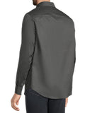 AX ARMANI U Camicia con microfantasia BLU SCURO