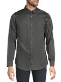 AX ARMANI U Camicia con microfantasia BLU SCURO