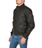 BARBOUR INTERNATIONAL Bomber Merchant wax OLIVA