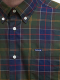 BARBOUR U Camicia wetheram tailored check verde