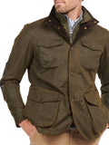 BARBOUR U Giubbotto Ogston wax OLIVA