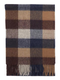 BARBOUR U Sciarpa large tattersall blu