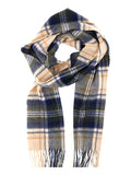 BARBOUR U Sciarpa new check tartan beige