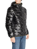 BLAUER U Piumino onda Wave nero lucido nero