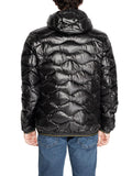 BLAUER U Piumino onda Wave nero lucido nero