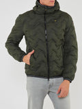 BLAUER U Piumino Piery a rombi VERDE SCURO
