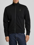 BLAUER U Felpa zip City nero