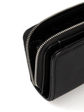 CK ACC.D PRE Portafoglio sculpted medio flap zip around nero