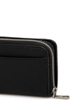 CK ACC.D PRE Portafoglio sculpted medio flap zip around nero