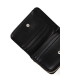 CK ACC.D PRE Portafoglio sculpted medio flap zip around nero