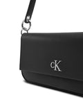 CK ACC.D PRE Pochette borsetta a spalla minimal monogram nero