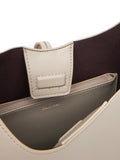 CK ACC.D PRE Borsa a palla Stone Lock Slouchy Small beige