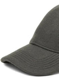 CK ACC.U COL Cappello baseball felt con placca logo metallo GRIGIO SCURO
