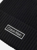 CK ACC.U COL Cappello zuccotto patch chunky a costine nero