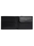 CK ACC.U PRE Portafoglio smooth con portamonete nero